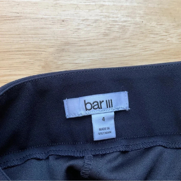 Bar III Tuxedo Stripe Pull On Pants Size 4 - Picture 5 of 6